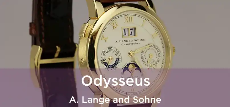  Odysseus A. Lange and Sohne